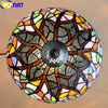 FUMAT Tiffany Style Wisteria 10-18 Inches Table Lamp Stained Glass WT022409