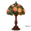 Tiffany Style Peach 12 Inches Table Lamp Stained Glass PT022419